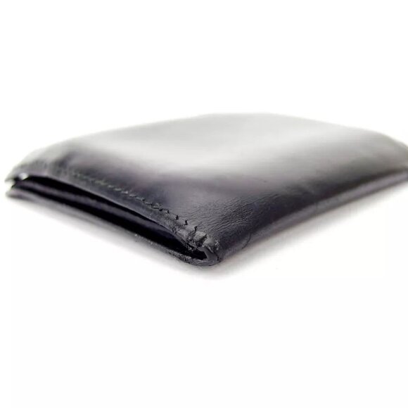 GUCCI two-fold wallet logo plate leather Authentic used - Picture 4 of 8